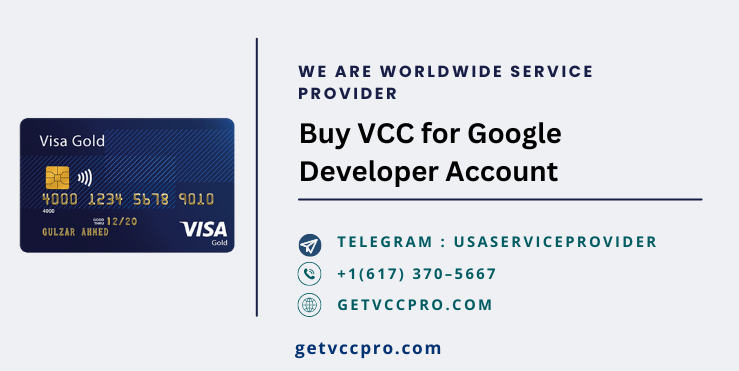 Buy VCC for Google Developer Account